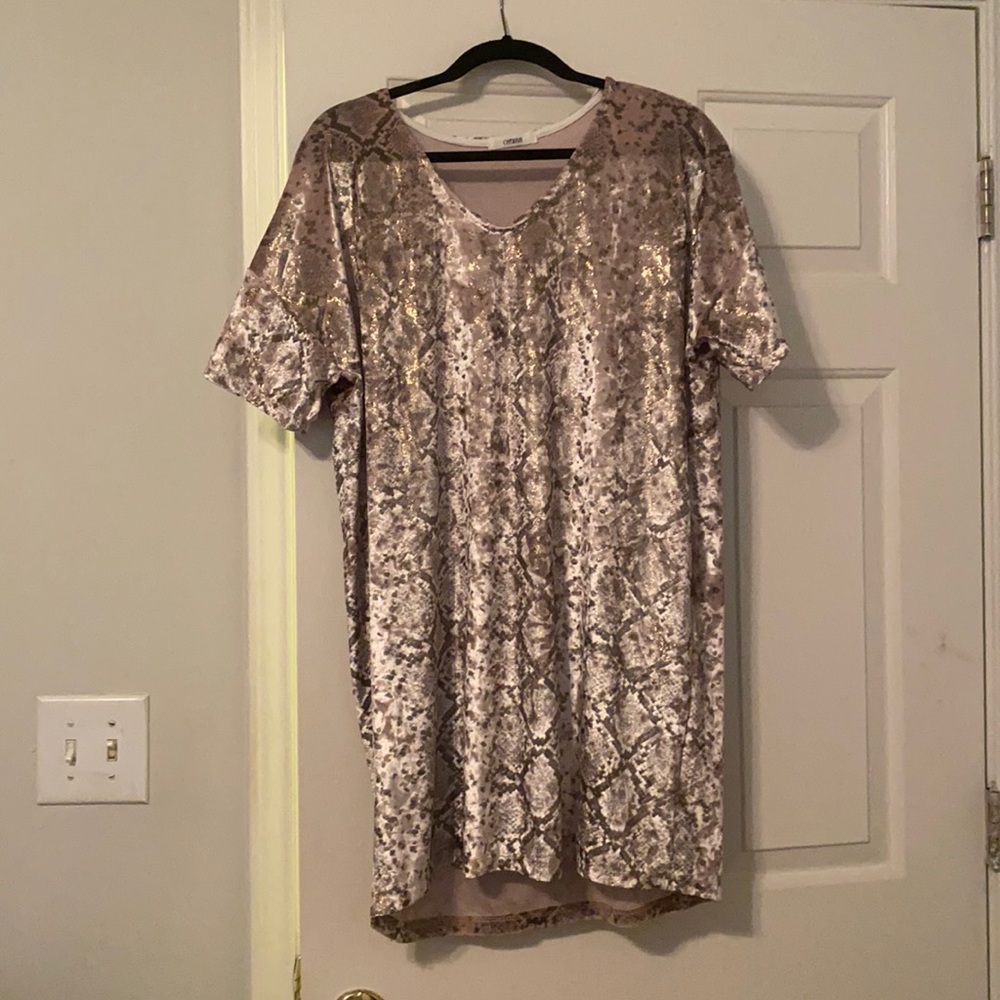 Snake Skin Cocktail Dress